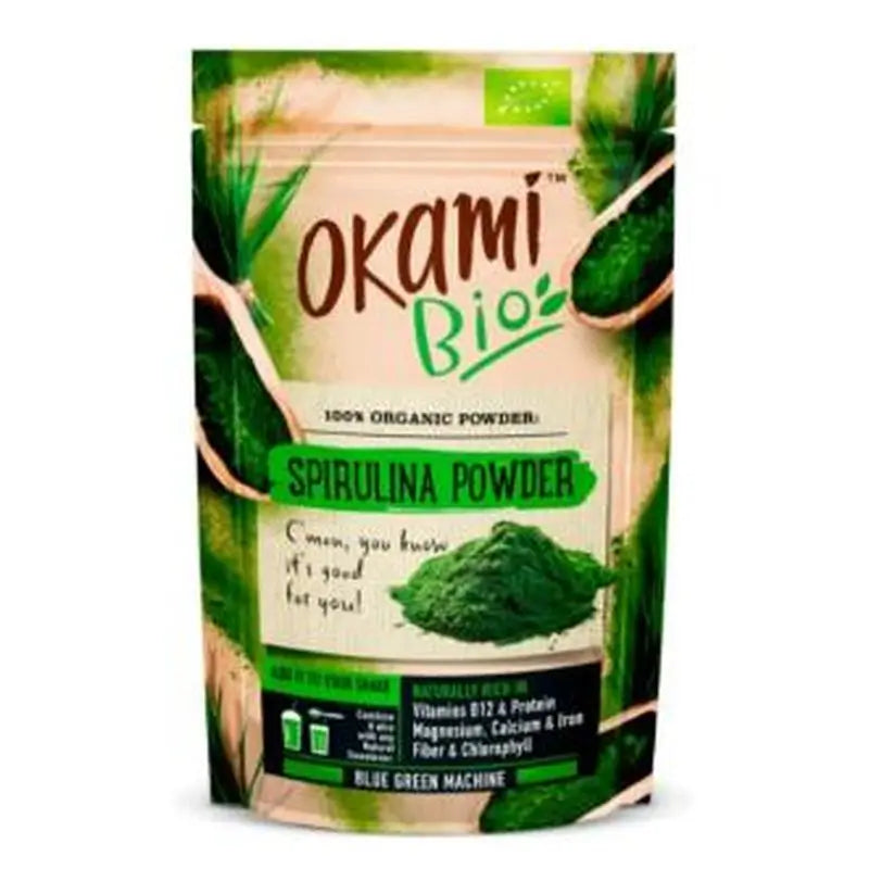Okami Bio Spirulina Powder 150Gr. Bio Sg Vegan