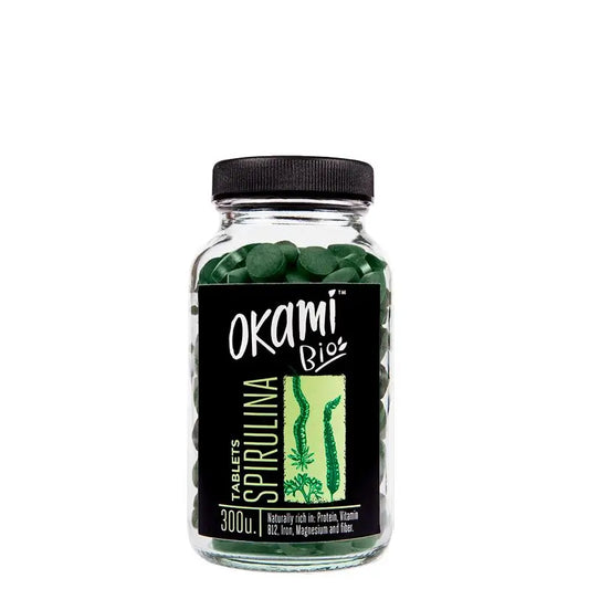 Okami Bio Spirulina , tablets 300 pcs of 150-300 mg