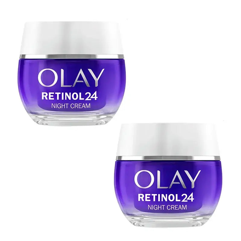 Olay Retinol 24 Night Cream, pack 2 x 50Ml