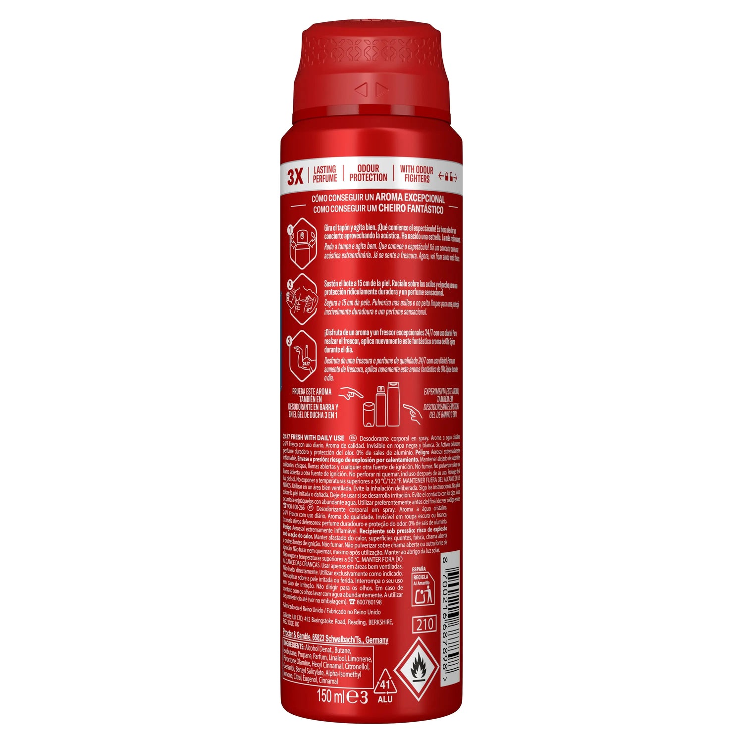 DEO Whitewater Spray 150ml