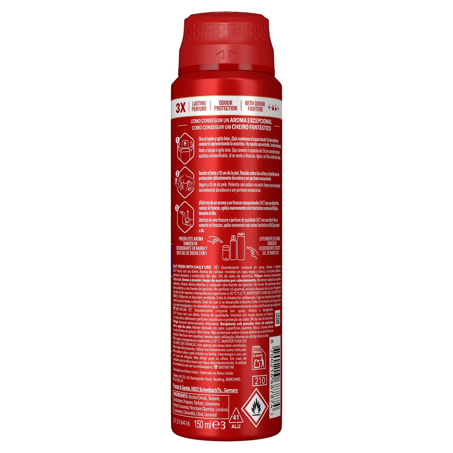 Old Spice Old Spice Rockstar Deodorant Spray, 150 ml