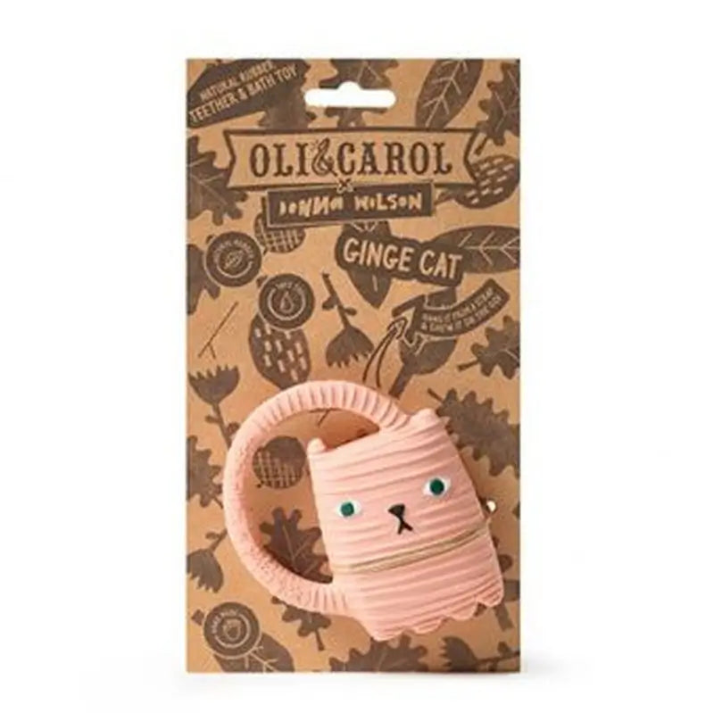 Oli&Carol Ginge Cat Teether