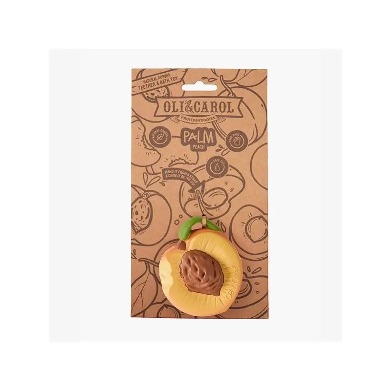Oli&Carol Palm Peach Teether