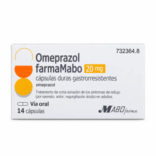 Omeprazole Farmamabo 20 mg, 14 capsules, Gastroresistant
