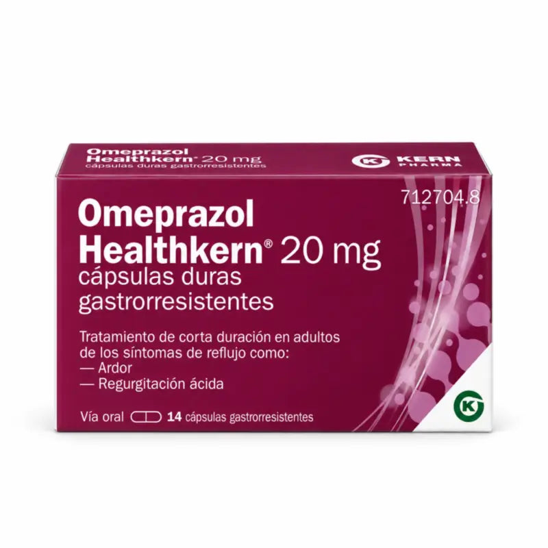 Omeprazole Healthkern 20 mg Blister, 14 gastroresistant capsules