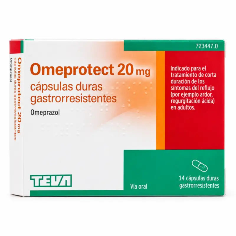 Omeprotect 20 mg Blister pack, 14 gastro-resistant capsules