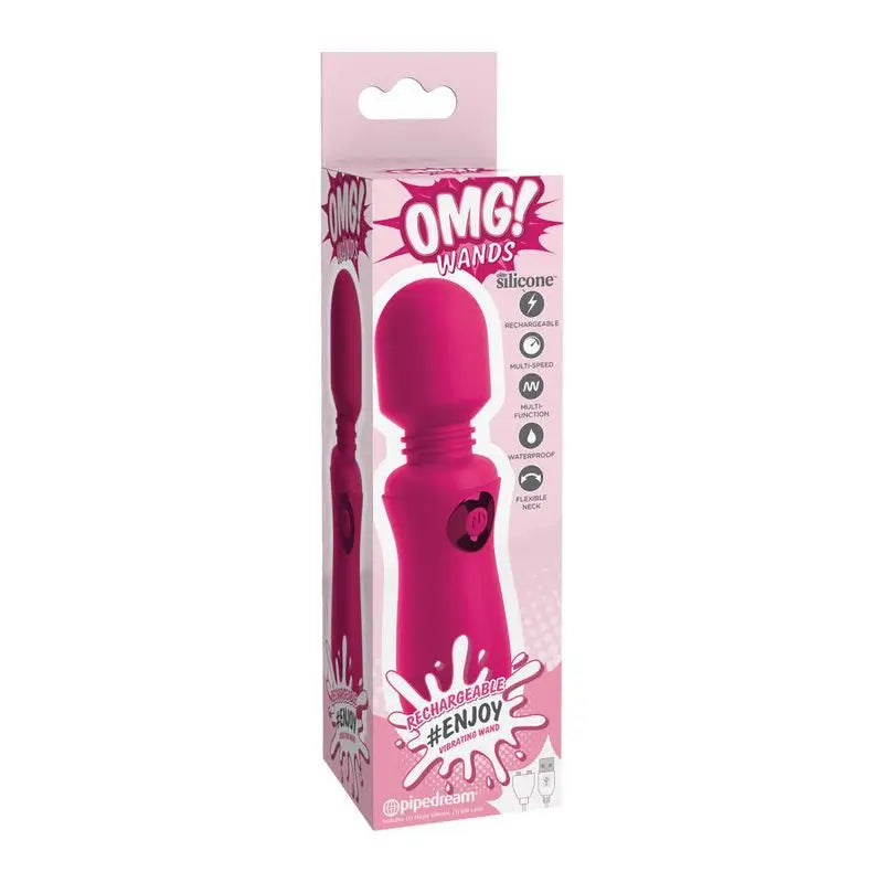 Omg Enjoy Vibrator Wand Pink