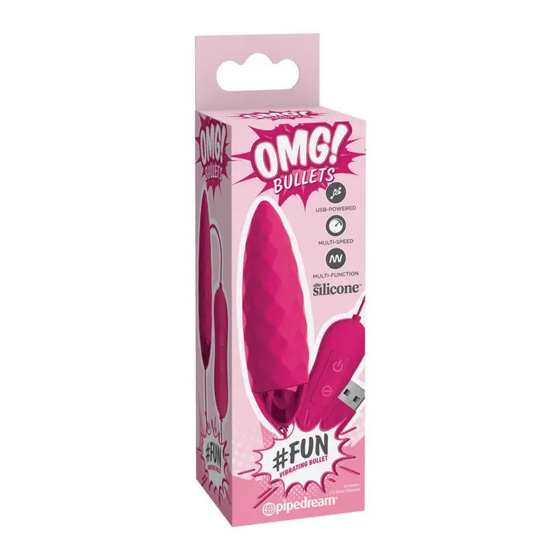 Omg Fun Pink Vibrating Bullet Luxe