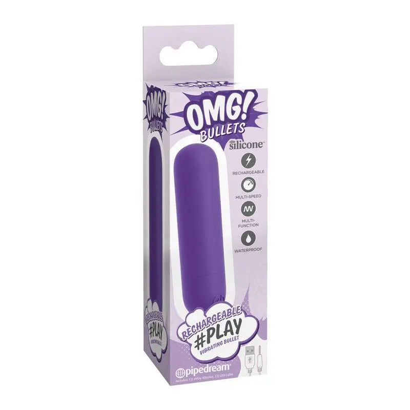 Omg Play Lilac Vibrating Bullet
