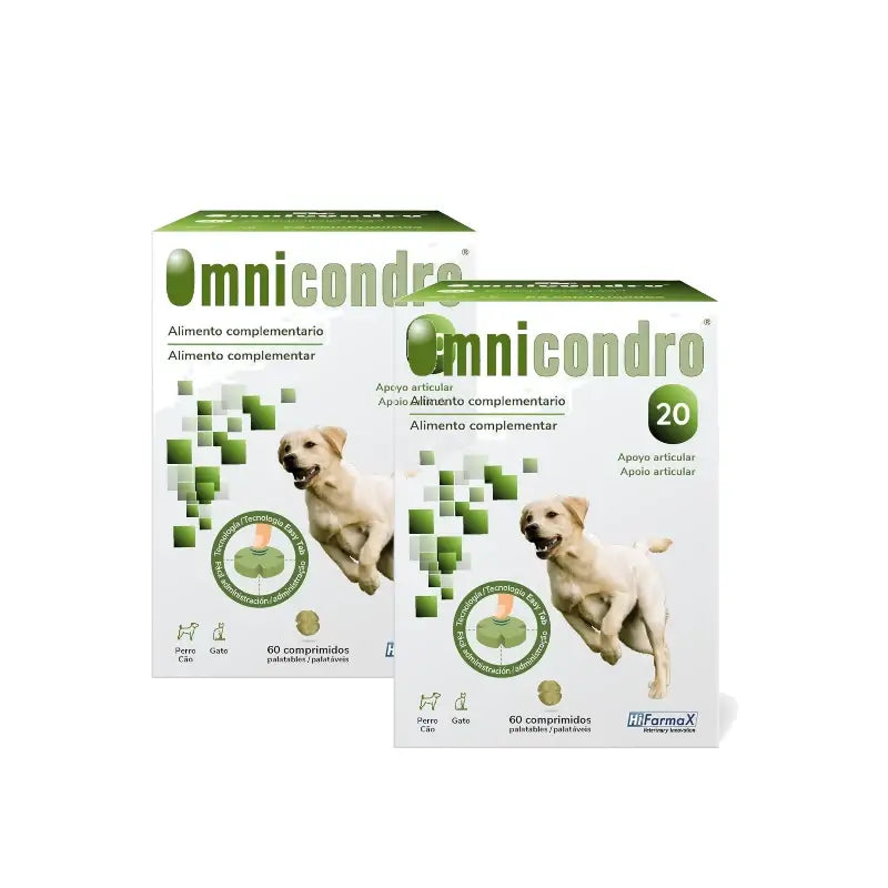 Omnicondro 20 Chondroprotector for Dogs, 2X60 Tablets