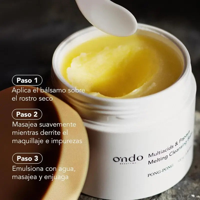 Ondo Beauty 36.5 Multiacids & Papaya Cleansing Balm, 100 gr