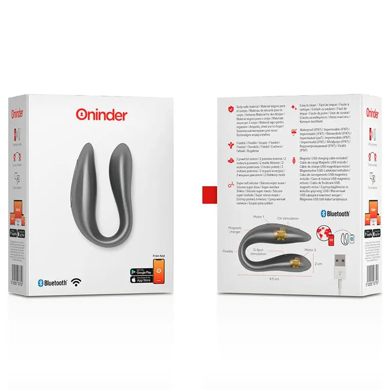 Oninder G-Spot & Clitoris Stimulator Black - Free App