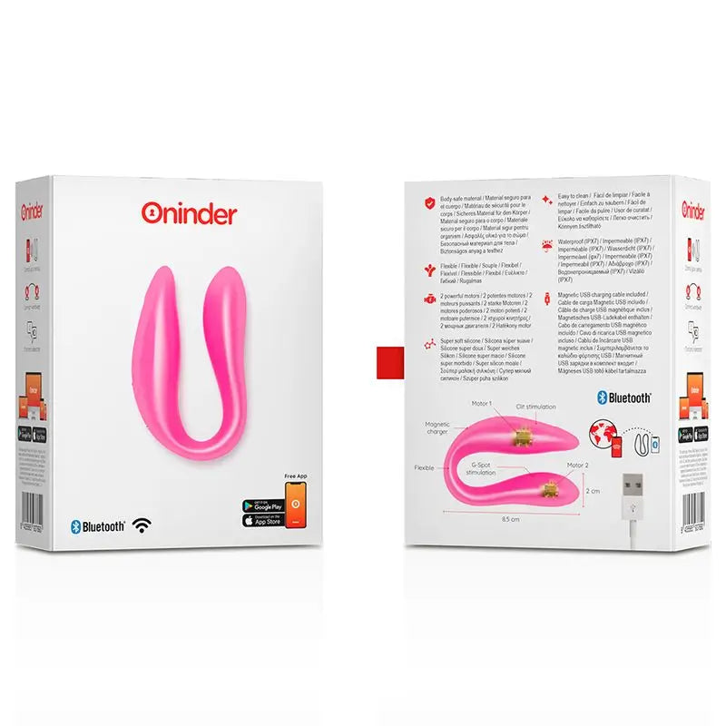Oninder G-Spot & Clitoris Stimulator Pink - Free App