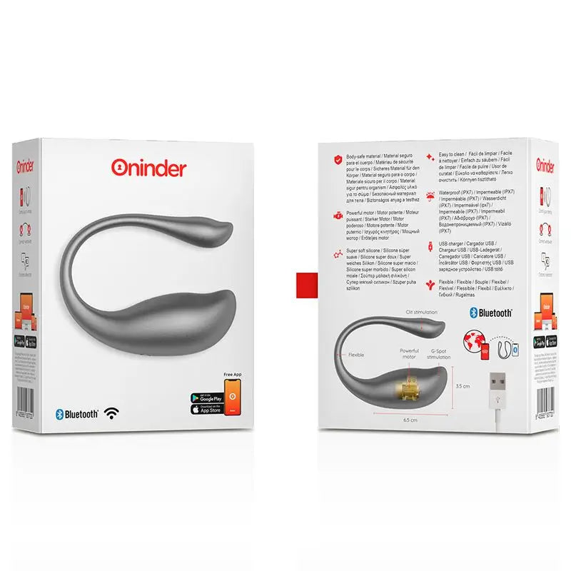Oninder Black Vibrating Egg - Free App