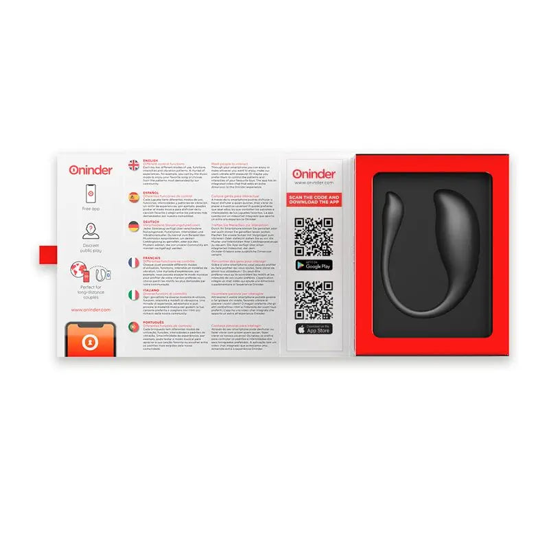 Oninder Black Vibrating Egg - Free App