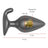 Oninder Black Vibrating Anal Plug - Free App