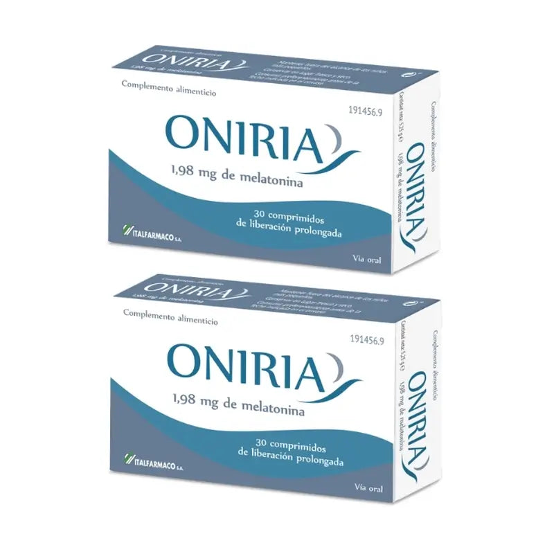 Oniria Lib Prol Nutraceutical 1,98 mg/ Pack 2 x 30 tablets