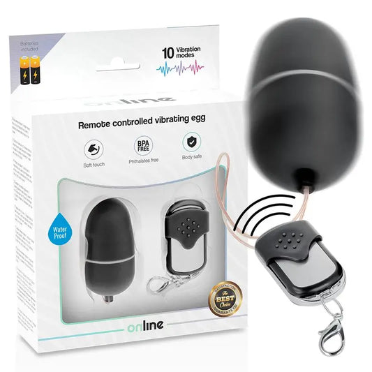 Online Remote Control Vibrating Egg M - Black