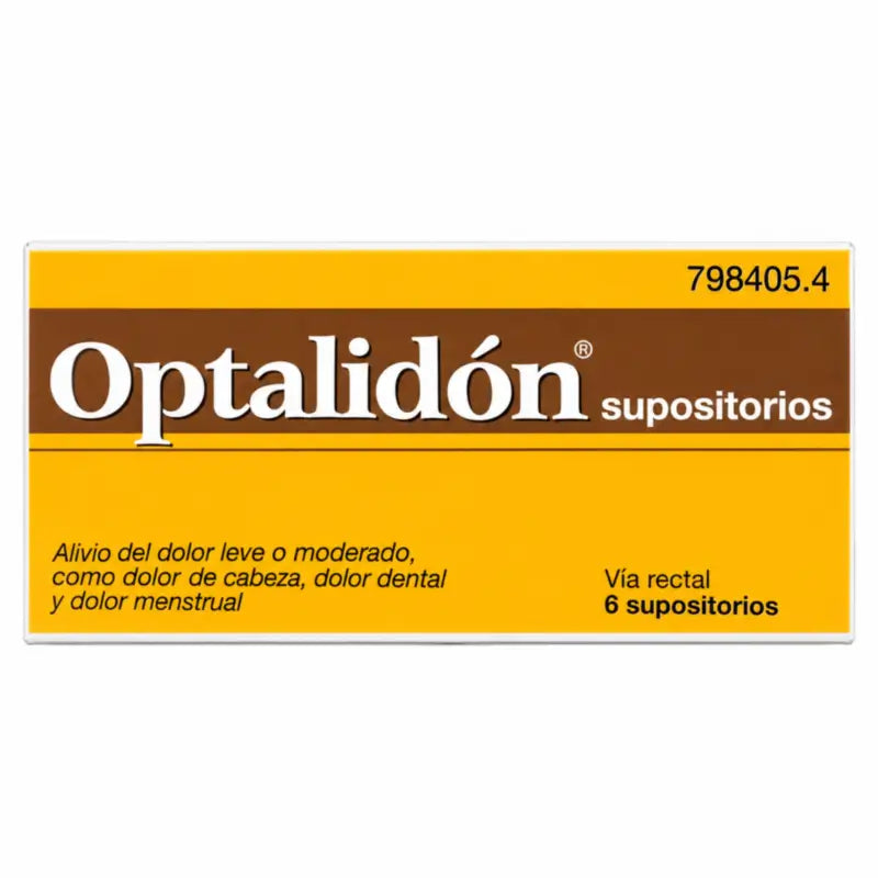 Optalidon Suppositories, 6 units