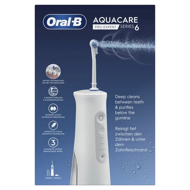 Oral-B Braun Aquacare 6 Water Irrigator with Oxyjet Technology