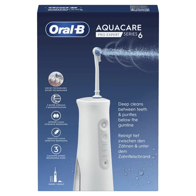 Oral-B Braun Aquacare 6 Water Irrigator with Oxyjet Technology