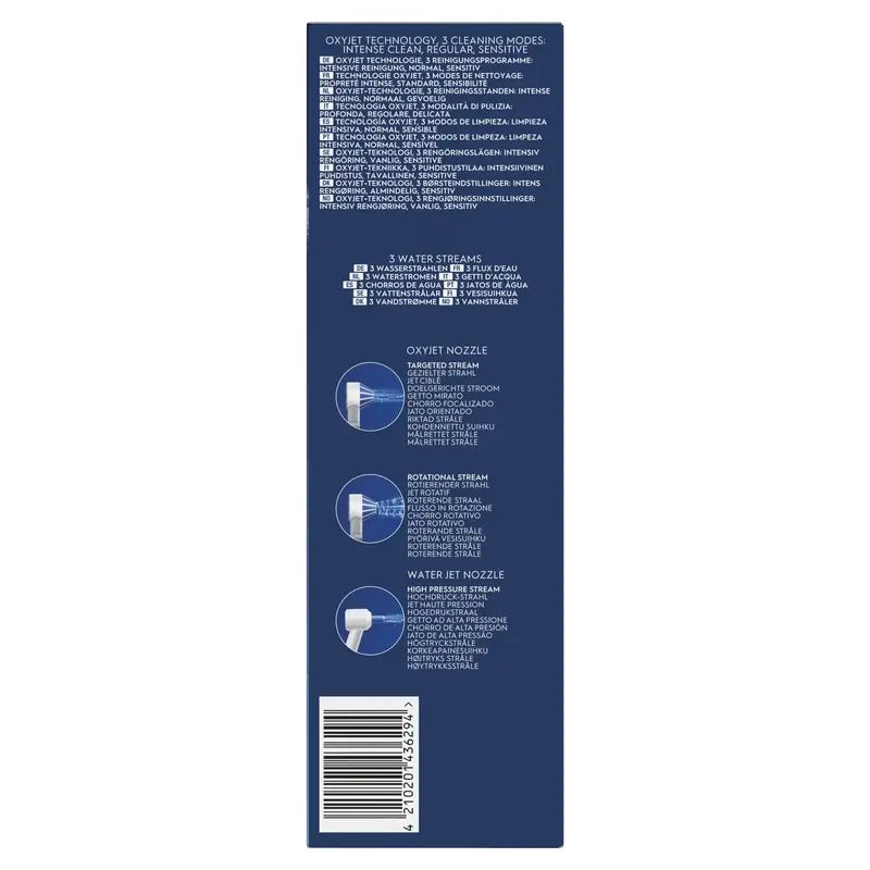 Oral-B Braun Aquacare 6 Water Irrigator with Oxyjet Technology