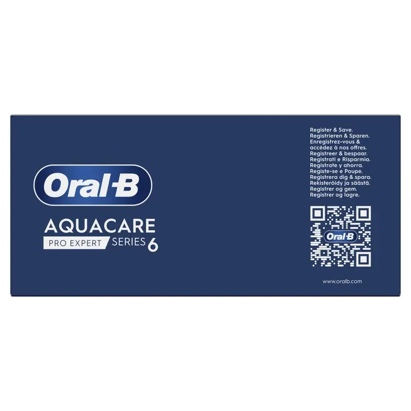 Oral-B Braun Aquacare 6 Water Irrigator with Oxyjet Technology