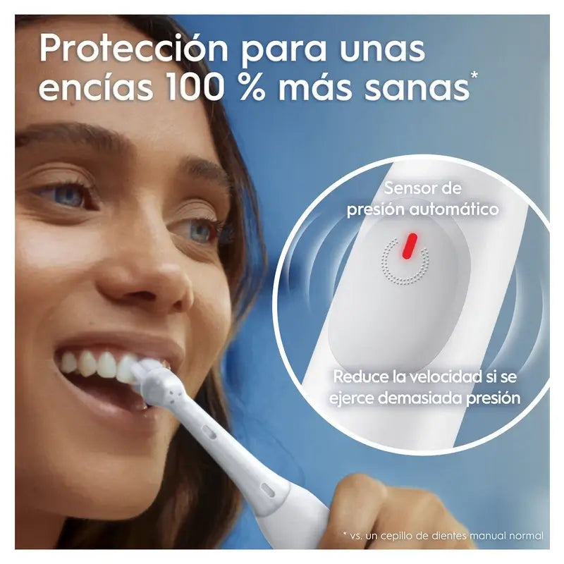 Oral B Braun Electric Toothbrush Io2 White, 2 Brush Heads, 1 pack