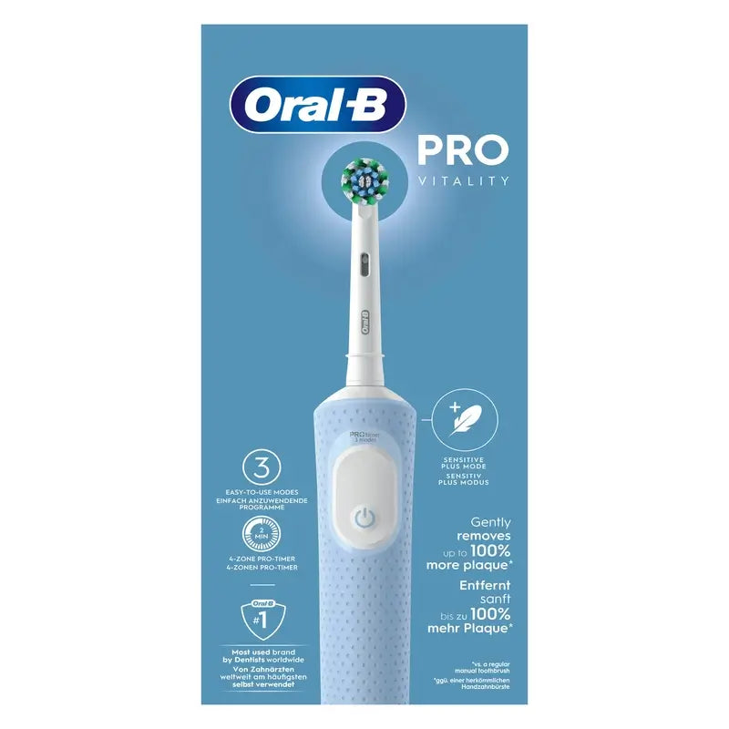 Oral-B Braun Braun Vitality Pro Rechargeable Toothbrush Blue