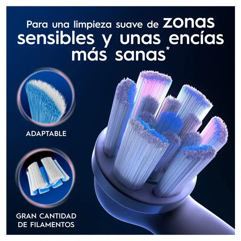 Oral-B Io Gentle Care Original Sensitive Gums Replacement Round Brushes , 6 pieces