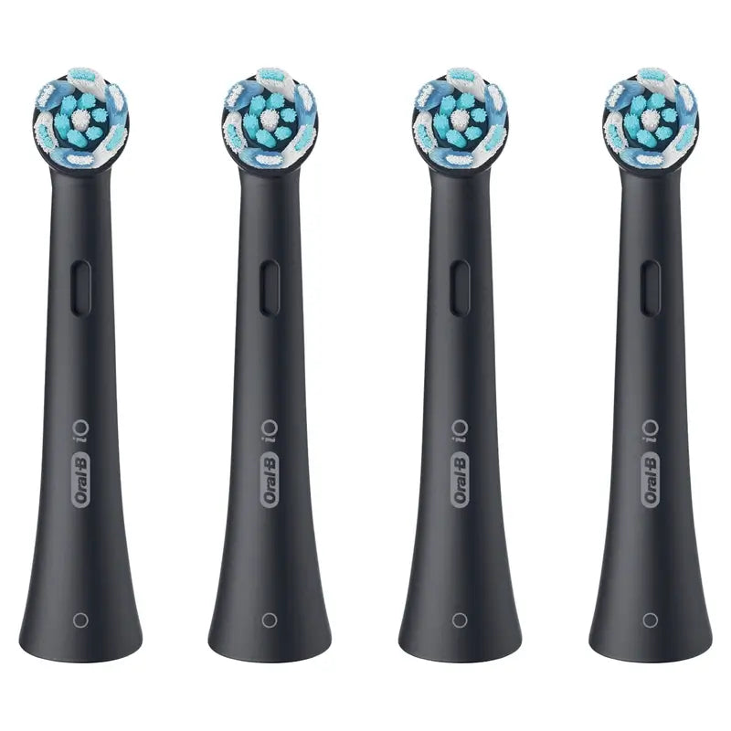 Oral B iO Ultimate Clean Black Replacement Brush Heads, 4-Pack