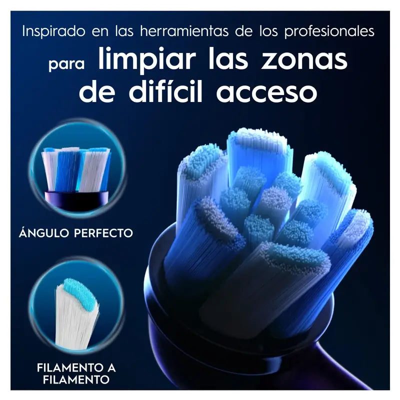 Oral B iO Ultimate Clean Black Replacement Brush Heads, 4-Pack