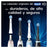 Oral B iO Ultimate Clean Black Replacement Brush Heads, 4-Pack