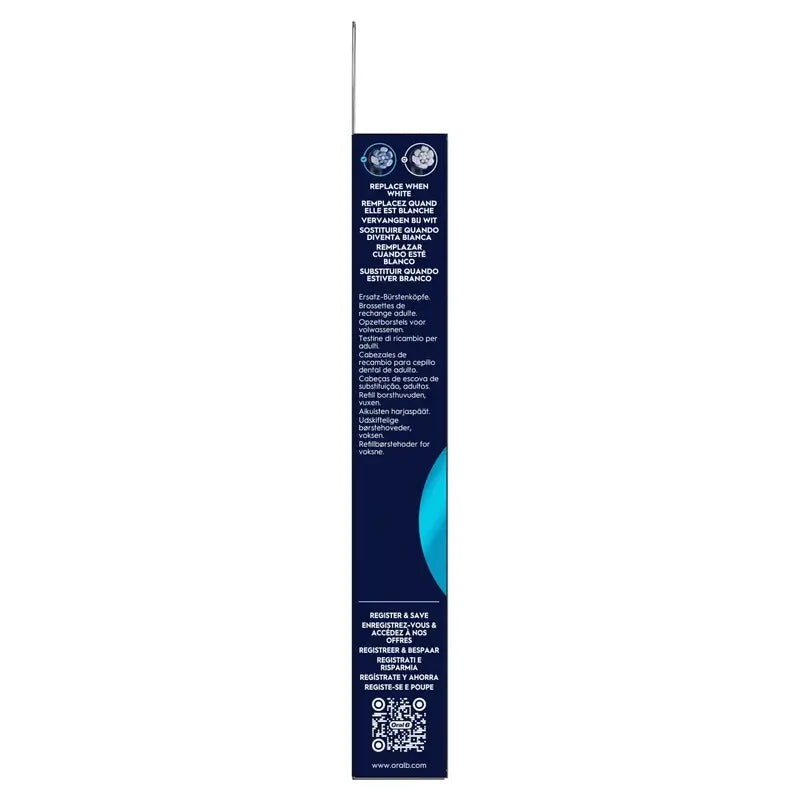 Oral B iO Ultimate Clean Black Replacement Brush Heads, 4-Pack