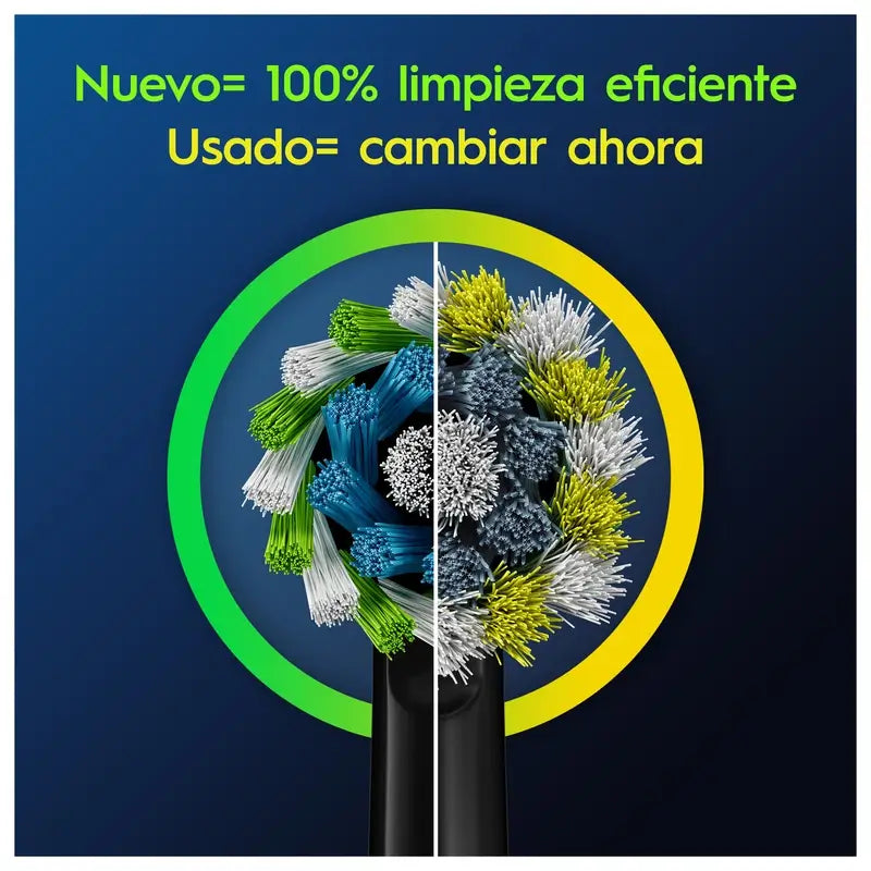 Oral-B Braun Cross Action Refill Black, 4 pcs.