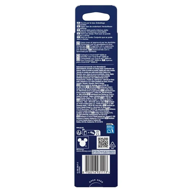 Oral B Braun Io Stitch Gentle Care Refill , 2 pieces
