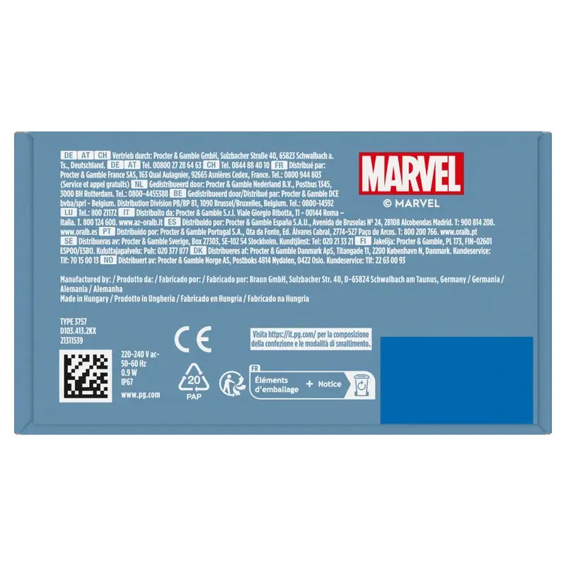 Oral-B Vitality Kids Box Rechargeable Toothbrush Spiderman