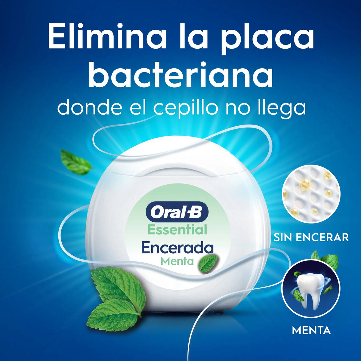 Oral-B Essencial Floss Wax/Mint 50 mt