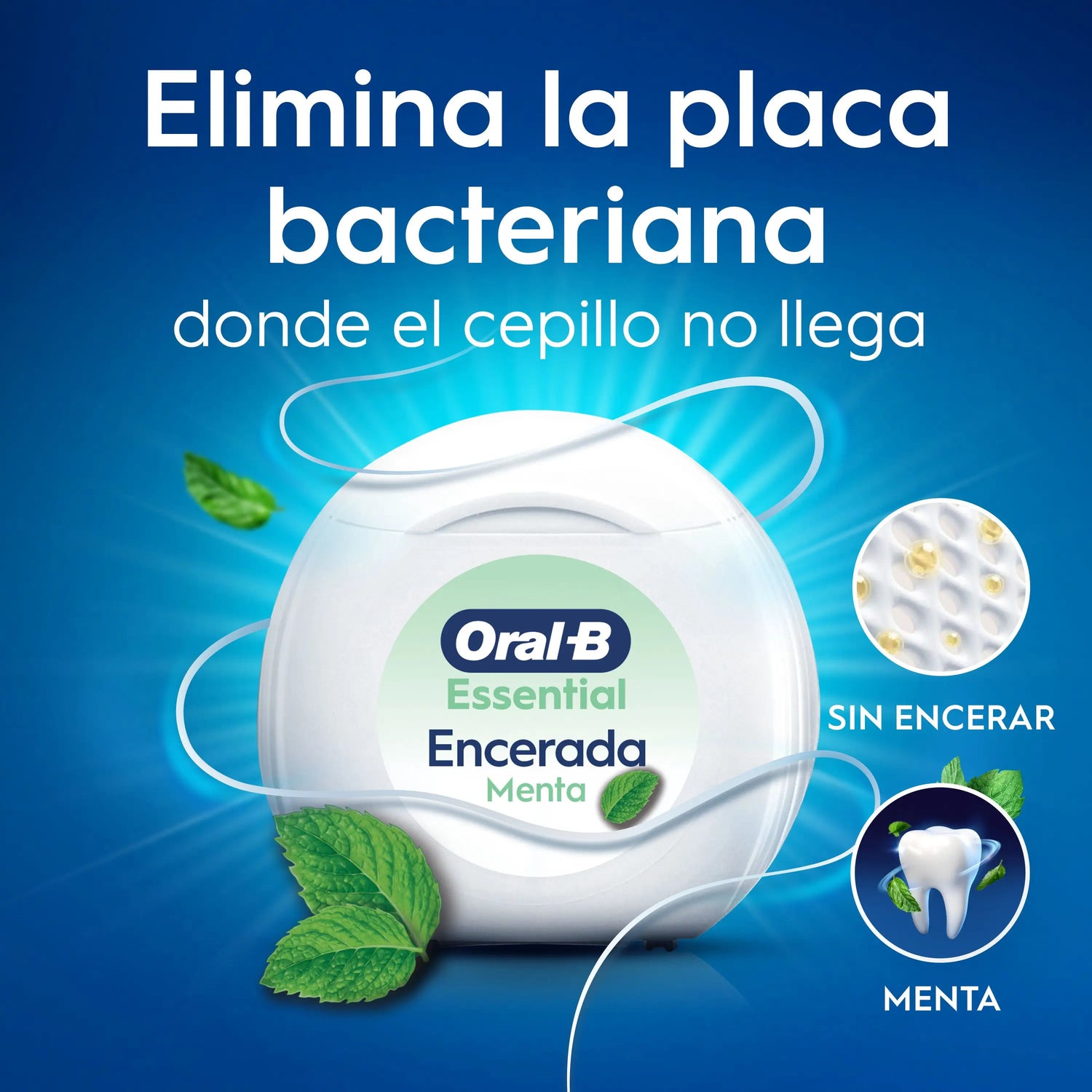 Oral-B Essencial Floss Wax/Mint 50 mt