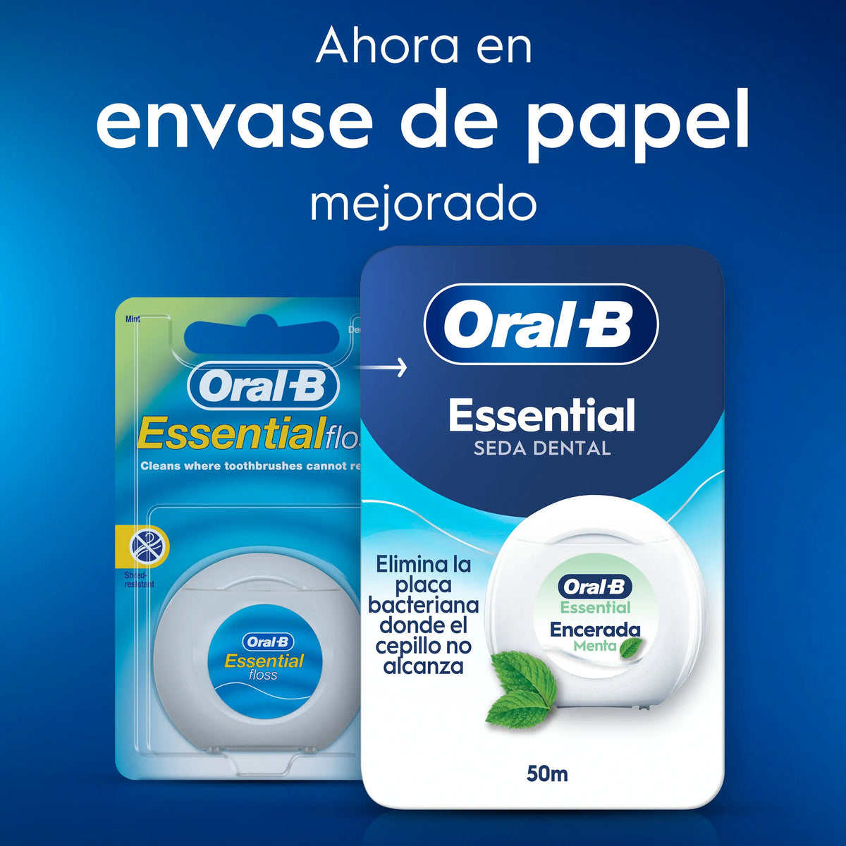 Oral-B Essencial Floss Wax/Mint 50 mt