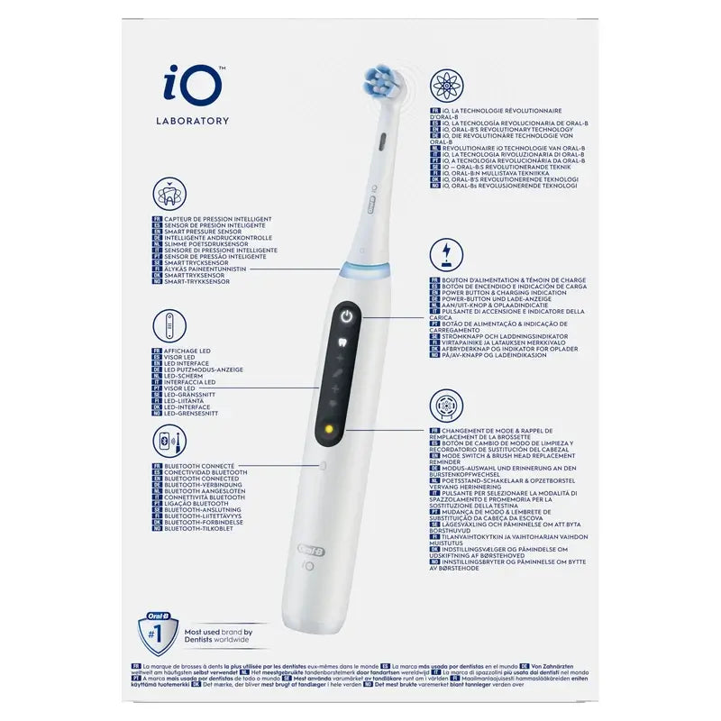Oral-B Io 5 Electric Toothbrush White, 2 Toothbrush Heads