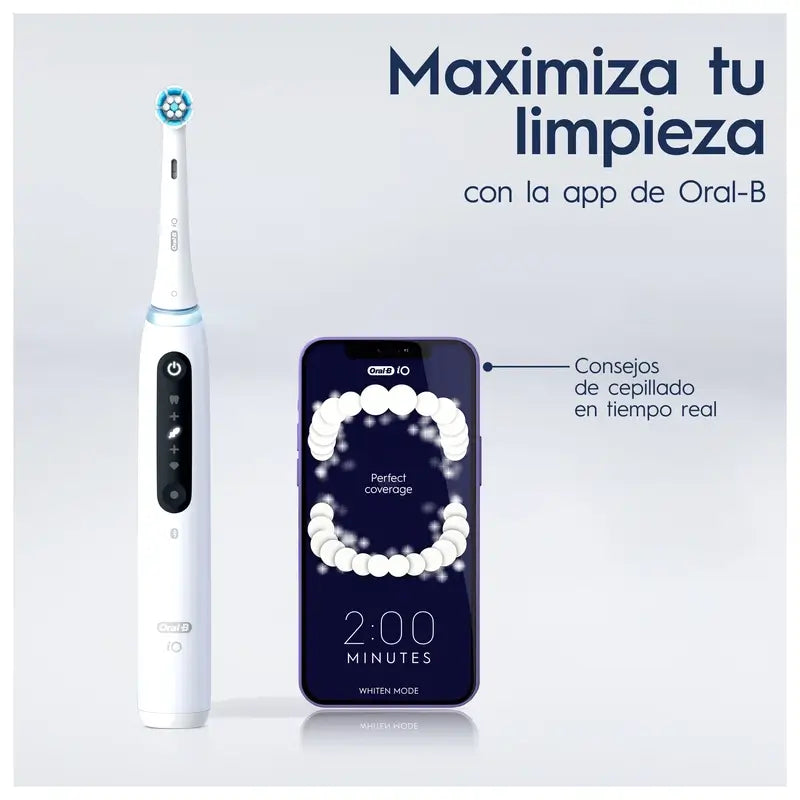 Oral-B Io 5 Electric Toothbrush White, 2 Toothbrush Heads
