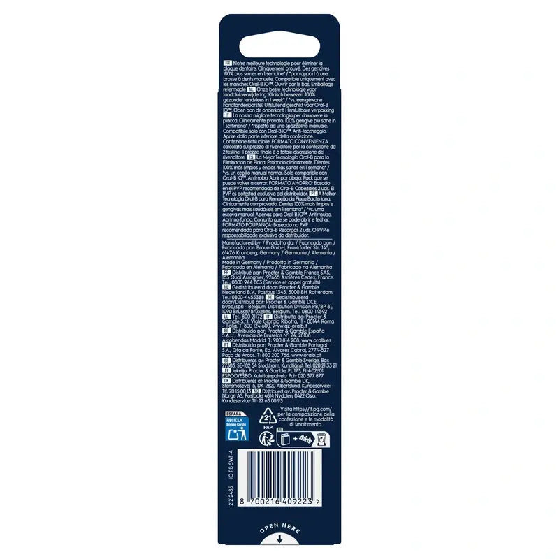 Oral-B iO Gentle Care Replacement Brush Heads, 4-Pack