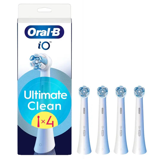 Oral-B iO Ultimate Clean Replacement Brush Heads, 4-Pack