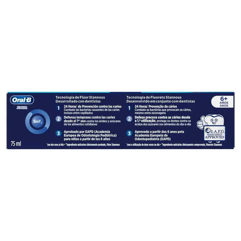 Oral-B Junior Star Wars Toothpaste 2X75 Ml, +6 Years Old