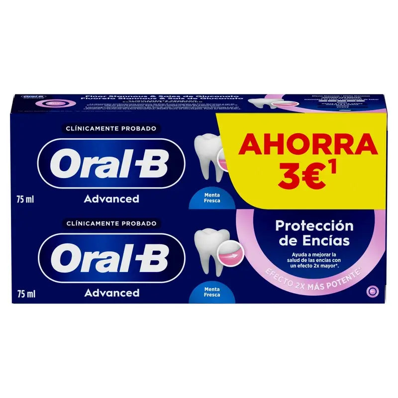 Oral-B Advanced Gum Protection Duplo, 2x75ml