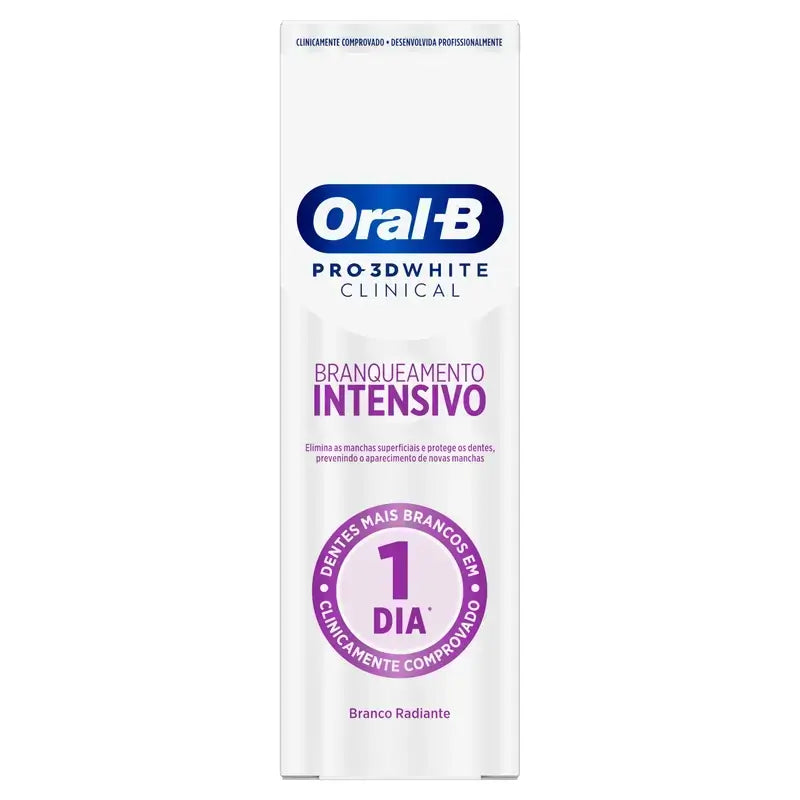 Oral-B 3D White Radiant Whitening Toothpaste, 75 ml, pack of 2