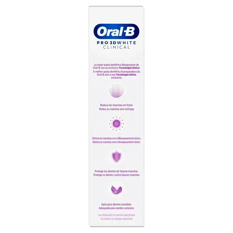Oral-B 3D White Radiant Whitening Toothpaste, 75 ml, pack of 2