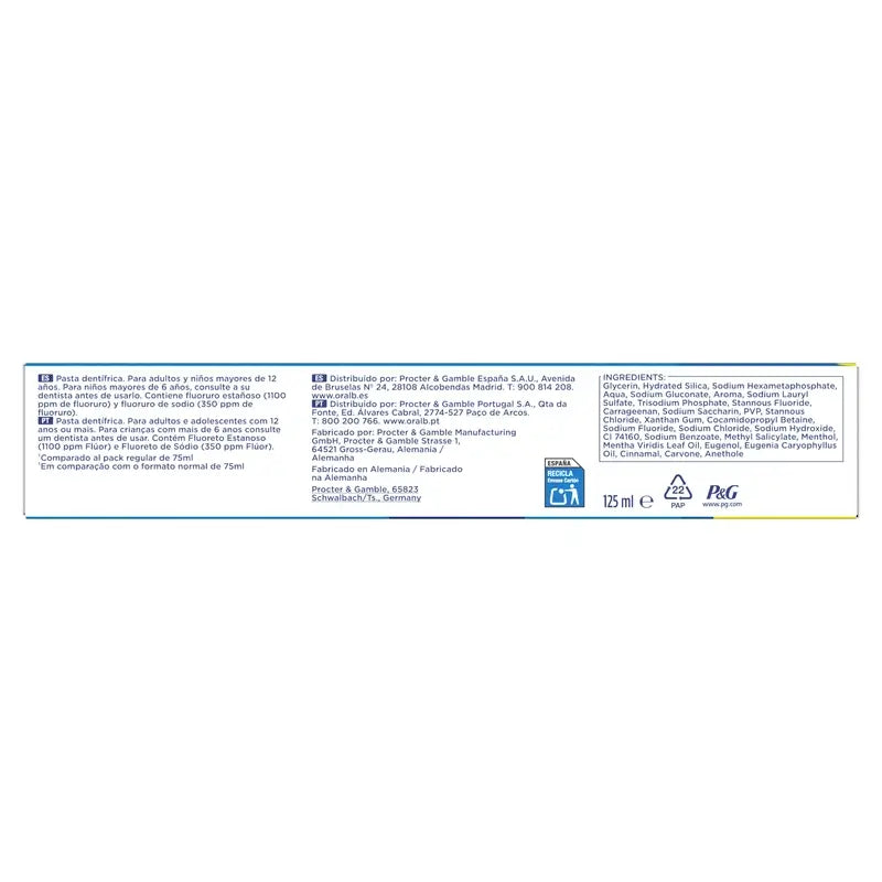 Oral-B Pro-Expert Professional Protection, 125 ml