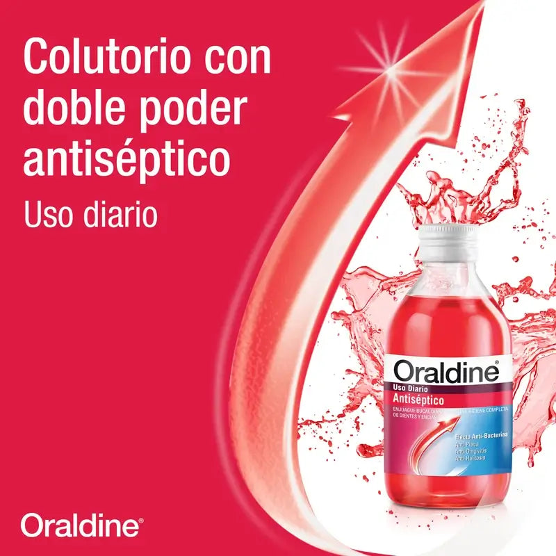 Oraldine Daily Use Antiseptic Antibacterial Mouthwash, 200 ml